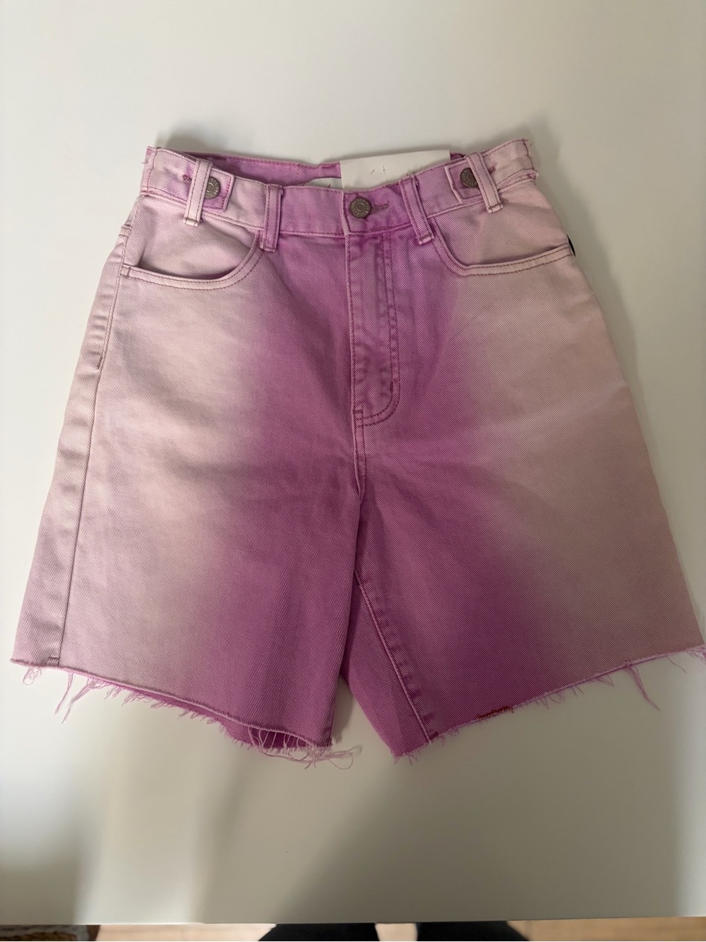 BDG Pink Ombre Cutoff Denim Shorts